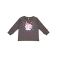 thumbnail image 1 of Inktastic My Big Sister Loves Me- cute unicorn Boys or Girls Long Sleeve Toddler T-Shirt, 1 of 5