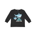 thumbnail image 1 of Inktastic My Big Sister Loves Me with Cute Sharks Boys or Girls Long Sleeve Toddler T-Shirt, 1 of 5