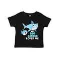 thumbnail image 1 of Inktastic My Big Sister Loves Me with Cute Sharks Boys or Girls Toddler T-Shirt, 1 of 5