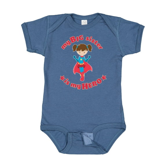 Inktastic My Big Sister is My Hero Boys or Girls Baby Bodysuit