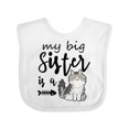 thumbnail image 1 of Inktastic My Big Sister is a Cat Boys or Girls Baby Bib, 1 of 4