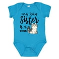 thumbnail image 1 of Inktastic My Big Sister is a Cat Boys or Girls Baby Bodysuit, 1 of 5