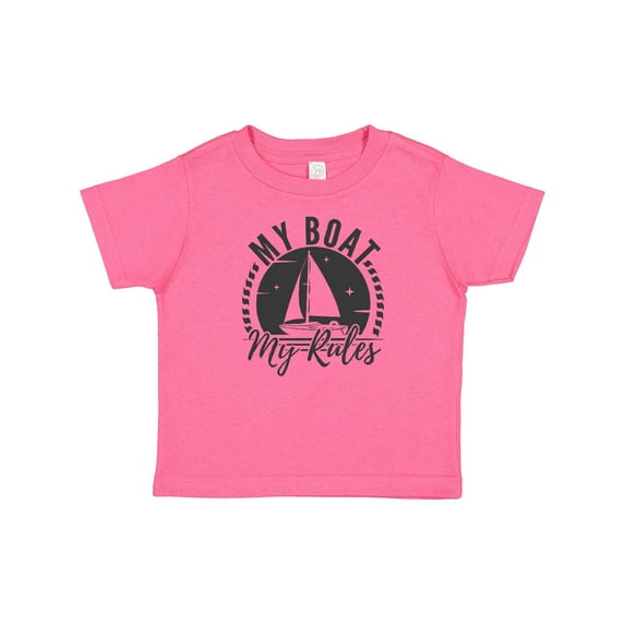 Inktastic My Boat My Rules Sailing Captain Boys or Girls Baby T-Shirt