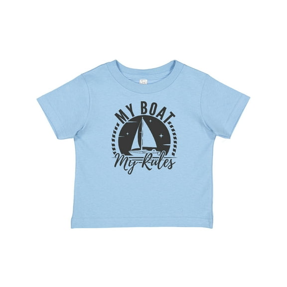 Inktastic My Boat My Rules Sailing Captain Boys or Girls Baby T-Shirt