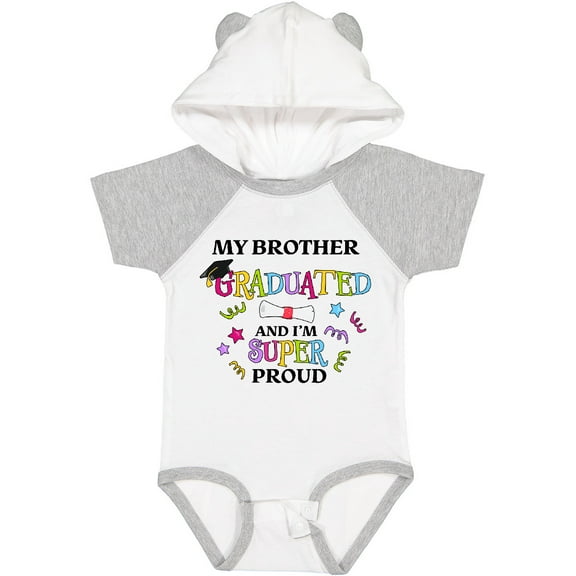 Inktastic My Brother Graduated and I'm Super Proud Boys or Girls Baby Bodysuit