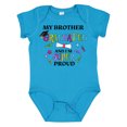 thumbnail image 1 of Inktastic My Brother Graduated and I'm Super Proud Boys or Girls Baby Bodysuit, 1 of 5