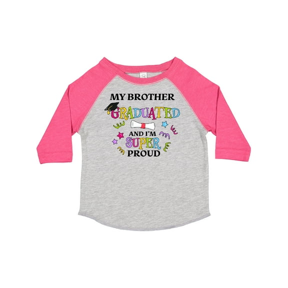 Inktastic My Brother Graduated and I'm Super Proud Boys or Girls Toddler T-Shirt