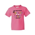 thumbnail image 1 of Inktastic My Brother Graduated and I'm Super Proud Youth T-Shirt, 1 of 5