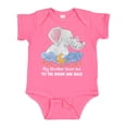 thumbnail image 1 of Inktastic My Brother Loves me to the Moon and Back Elephant Family Boys or Girls Baby Bodysuit, 1 of 4