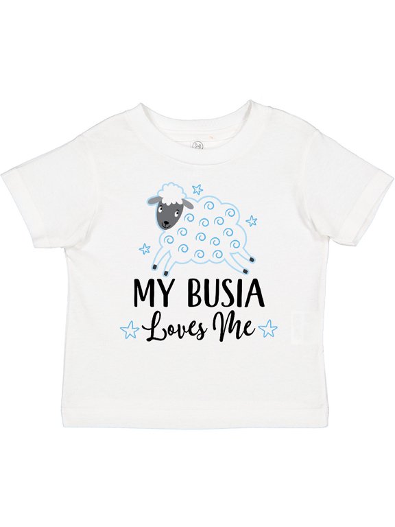 My Busia Loves Me Baby Lamb Boys or Girls Toddler T-Shirt