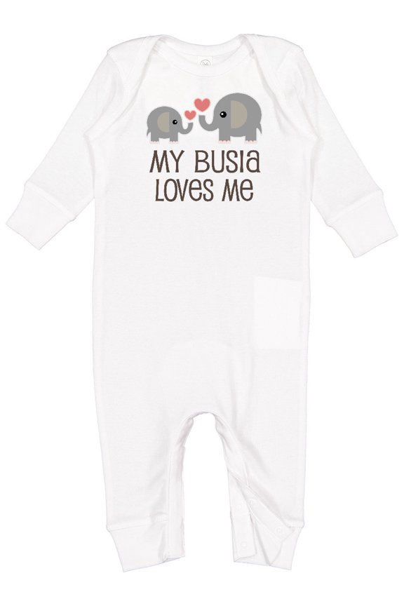 My Busia Loves Me Childs Baby Romper Coveralls