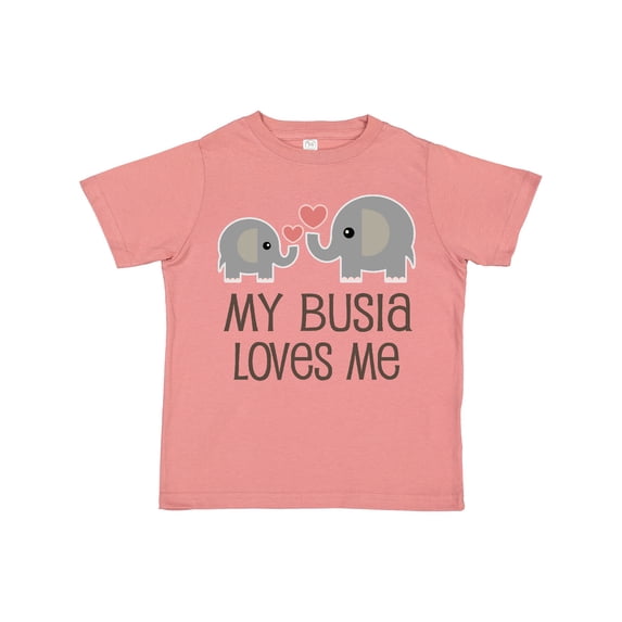 Inktastic My Busia Loves Me Childs Boys or Girls Toddler T-Shirt