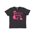 thumbnail image 1 of Inktastic My Busia Loves Me Girl Dinosaur Youth T-Shirt, 1 of 5