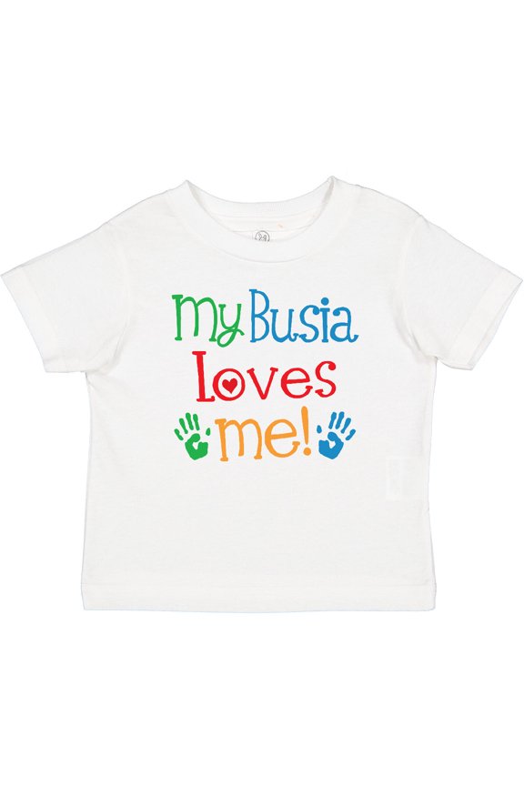 My Busia Loves Me Grandkids Boys or Girls Baby T-Shirt
