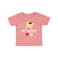 thumbnail image 1 of Inktastic My Chickens Love Me Boys or Girls Baby T-Shirt, 1 of 5