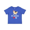 thumbnail image 1 of Inktastic My Chickens Love Me Boys or Girls Baby T-Shirt, 1 of 5