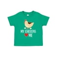 thumbnail image 1 of Inktastic My Chickens Love Me Boys or Girls Toddler T-Shirt, 1 of 5