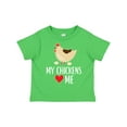 thumbnail image 1 of Inktastic My Chickens Love Me Boys or Girls Toddler T-Shirt, 1 of 5