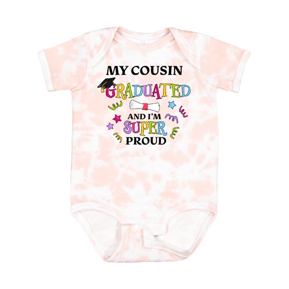 Inktastic My Cousin Graduated and I'm Super Proud Boys or Girls Baby Bodysuit