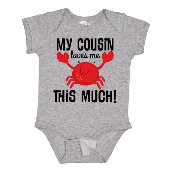 Inktastic My Cousin Loves Me Boys Boys or Girls Baby Bodysuit