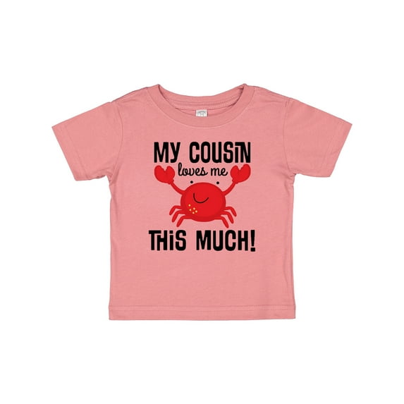 Inktastic My Cousin Loves Me Boys Boys or Girls Baby T-Shirt