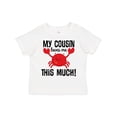 thumbnail image 1 of Inktastic My Cousin Loves Me Boys Boys or Girls Toddler T-Shirt, 1 of 5