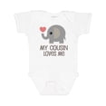 thumbnail image 1 of Inktastic My Cousin Loves Me Boys or Girls Baby Bodysuit, 1 of 5