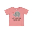 thumbnail image 1 of Inktastic My Cousin Loves Me Boys or Girls Baby T-Shirt, 1 of 5