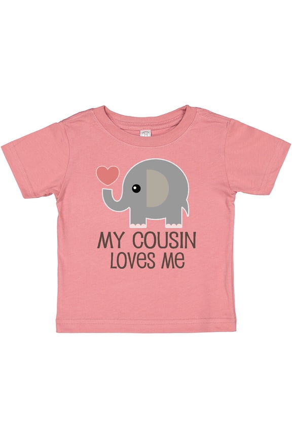 My Cousin Loves Me Boys or Girls Baby T-Shirt