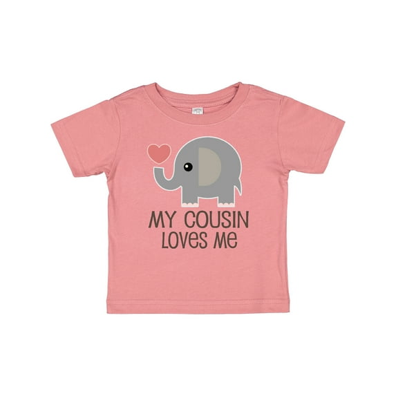Inktastic My Cousin Loves Me Boys or Girls Baby T-Shirt