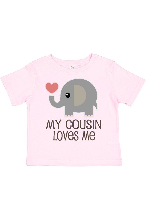 My Cousin Loves Me Boys or Girls Toddler T-Shirt