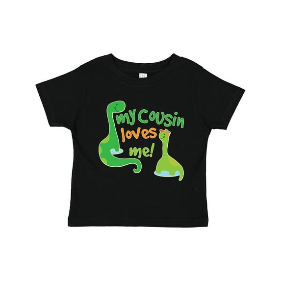 Inktastic My Cousin Loves Me Dinosaur Boys or Girls Toddler T-Shirt