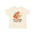 thumbnail image 1 of Inktastic My Cousin Loves Me Fox Boys or Girls Toddler T-Shirt, 1 of 5