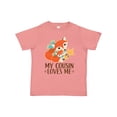 thumbnail image 1 of Inktastic My Cousin Loves Me Fox Boys or Girls Toddler T-Shirt, 1 of 5