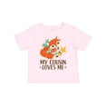 thumbnail image 1 of Inktastic My Cousin Loves Me Fox Boys or Girls Toddler T-Shirt, 1 of 5