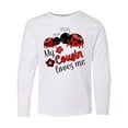 thumbnail image 1 of Inktastic My Cousin Loves Me with Cute Ladybugs Long Sleeve Youth T-Shirt, 1 of 5