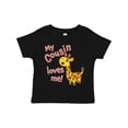 thumbnail image 1 of Inktastic My Cousin Loves me- cute giraffe Boys or Girls Toddler T-Shirt, 1 of 5