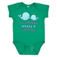 thumbnail image 1 of Inktastic My Cousin Whale-y Loves Me Boys or Girls Baby Bodysuit, 1 of 5