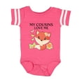 thumbnail image 1 of Inktastic My Cousins Love Me- Little Fox Boys or Girls Baby Bodysuit, 1 of 5