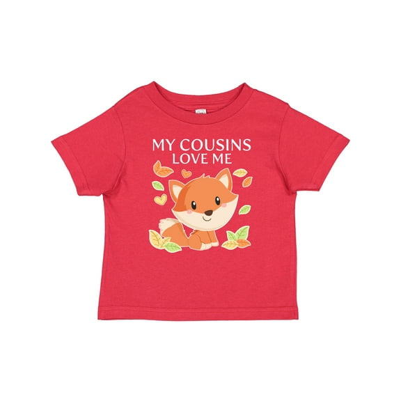 Inktastic My Cousins Love Me Little Fox Boys or Girls Baby T-Shirt