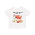 thumbnail image 1 of Inktastic My Cousins Love Me Little Fox Boys or Girls Toddler T-Shirt, 1 of 5