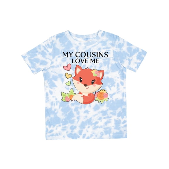 Inktastic My Cousins Love Me Little Fox Boys or Girls Toddler T-Shirt