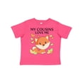 thumbnail image 1 of Inktastic My Cousins Love Me- Little Fox Boys or Girls Toddler T-Shirt, 1 of 5