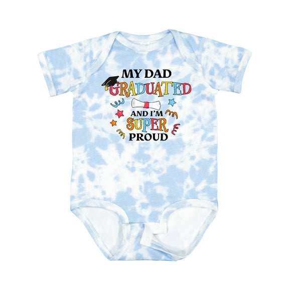 Inktastic My Dad Graduated and I'm Super Proud Boys or Girls Baby Bodysuit