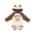 thumbnail image 1 of Inktastic My Dad Graduated and I'm Super Proud Boys or Girls Long Sleeve Baby Bodysuit, 1 of 5