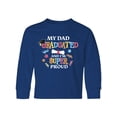 thumbnail image 1 of Inktastic My Dad Graduated and I'm Super Proud Long Sleeve Youth T-Shirt, 1 of 5