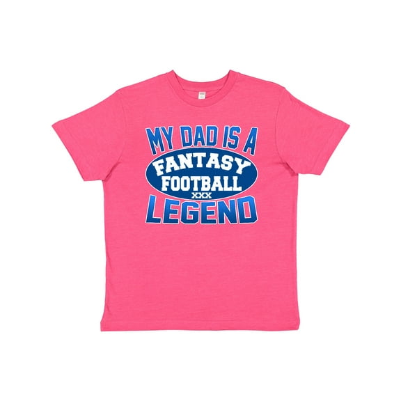 Inktastic My Dad Is A Fantasy Football Legend Youth T-Shirt