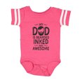 thumbnail image 1 of Inktastic My Dad is Bearded Inked and Awesome Boys or Girls Baby Bodysuit, 1 of 5