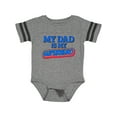 thumbnail image 1 of Inktastic My Dad is My Superhero Boys or Girls Baby Bodysuit, 1 of 4