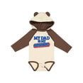 thumbnail image 1 of Inktastic My Dad is My Superhero Boys or Girls Long Sleeve Baby Bodysuit, 1 of 5
